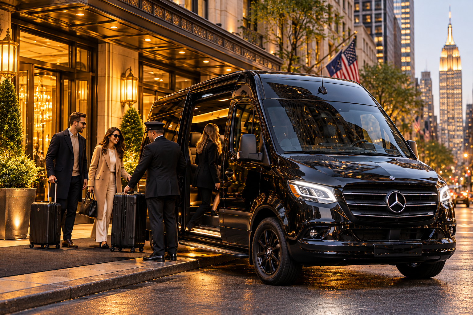 hotel spritner van rental in nyc