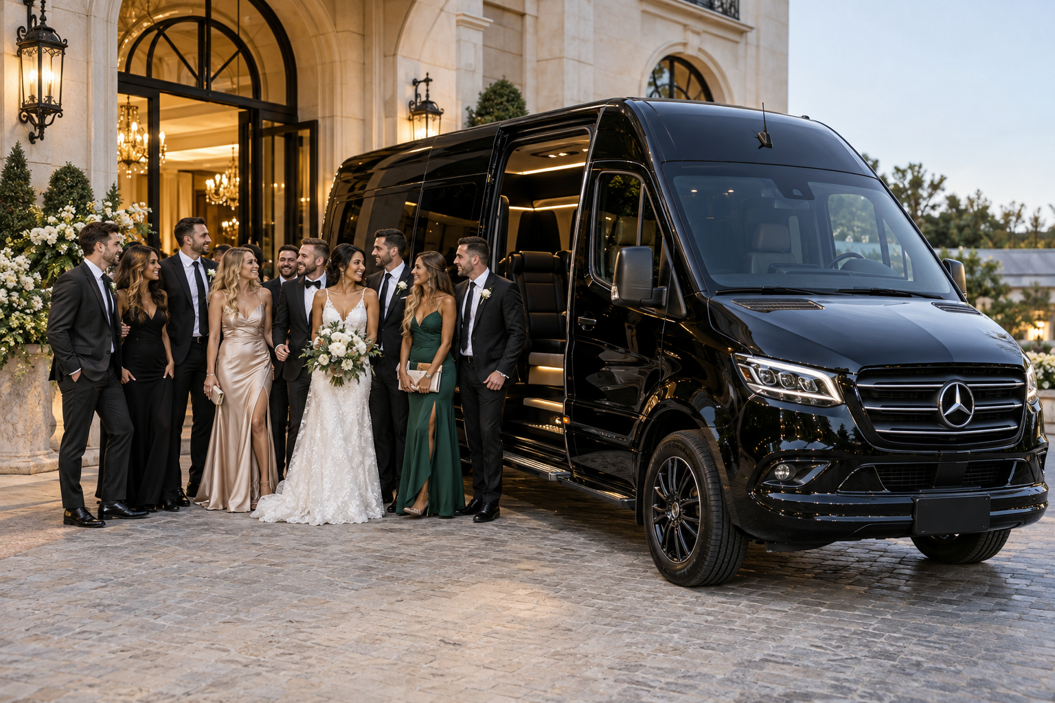 wedding guest transportation in nyc