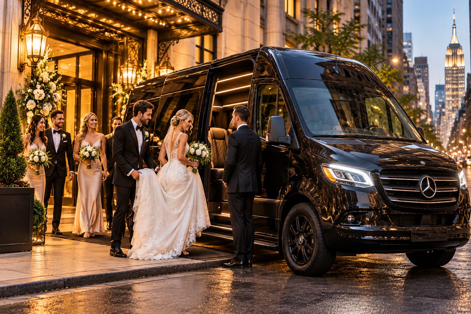 wedding spritner van rental